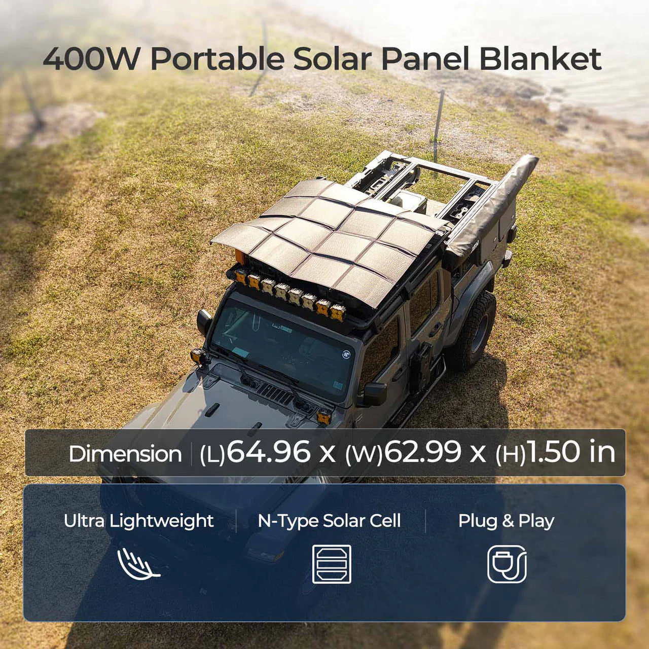E.FLEX 220W Portable Solar Panel