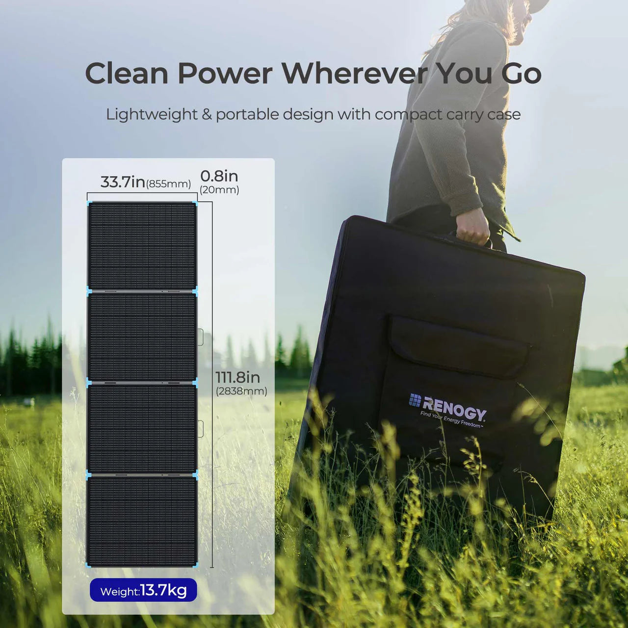 Renogy Lightweight Portable Solar Suitcase