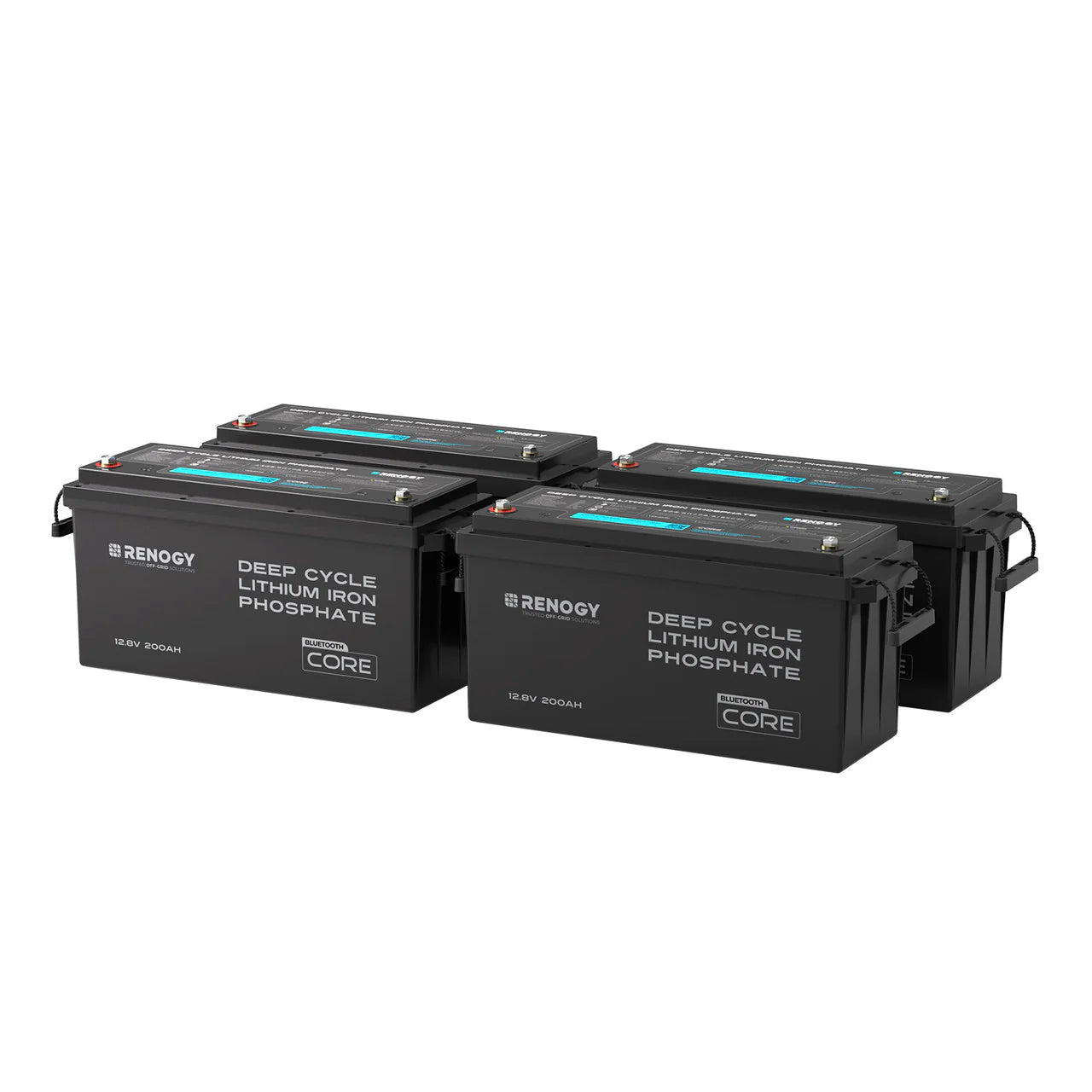 Core - 12V 200Ah Lithium Iron Phosphate Battery w/ Bluetooth
