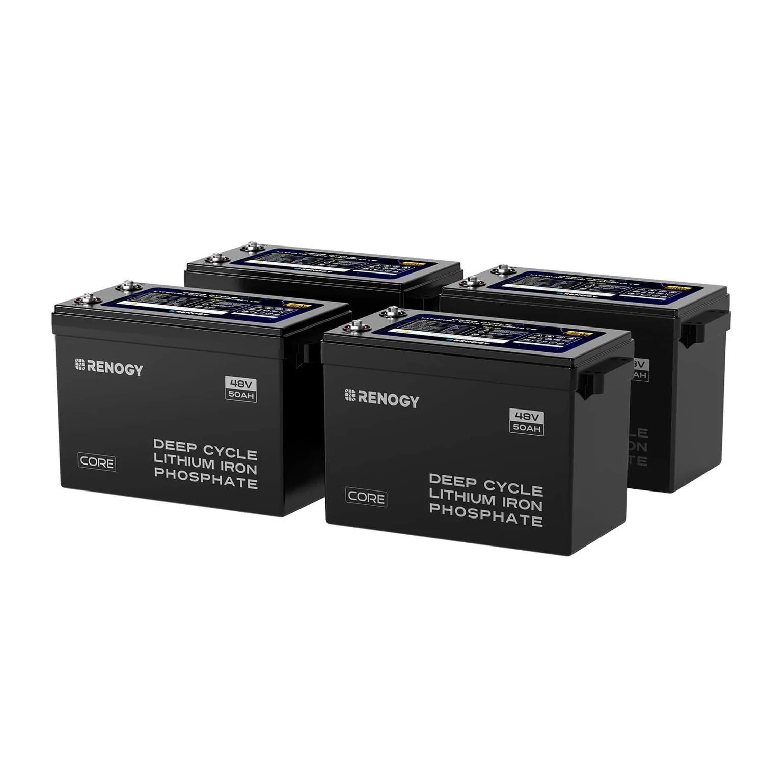 48V 50Ah Smart Lithium Iron Phosphate Battery w/Self-heating