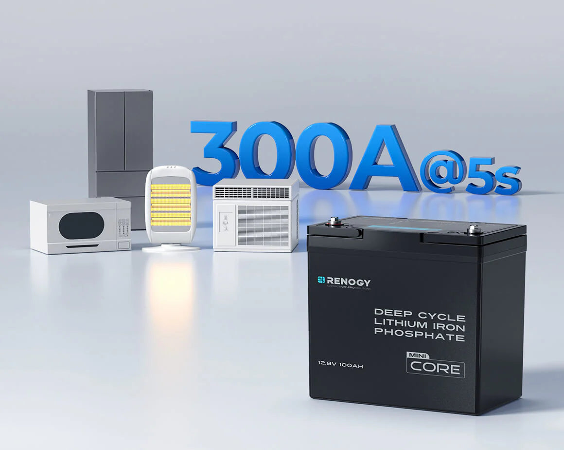 Core Mini - 12.8V 100Ah Lithium Iron Phosphate Battery