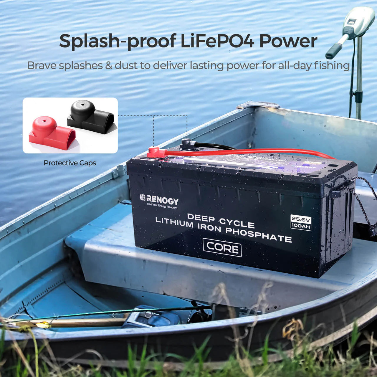 Core - 24V 100Ah Deep Cycle Lithium Iron Phosphate Battery