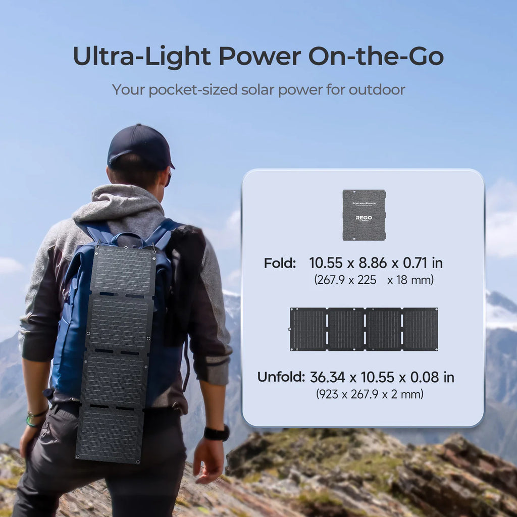 E.FLEX-SE 30W PRO Portable Solar Panel